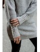PULL MAILL PERLES COL + BAS MANCHE